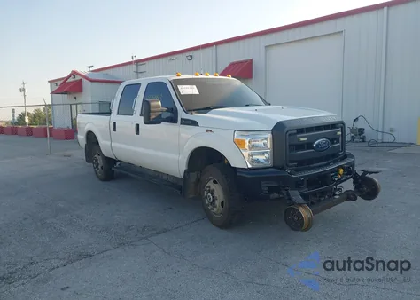 2015 Ford F-250 Xl из США, поврежденный, VIN 1FT7W2B66FEC73174